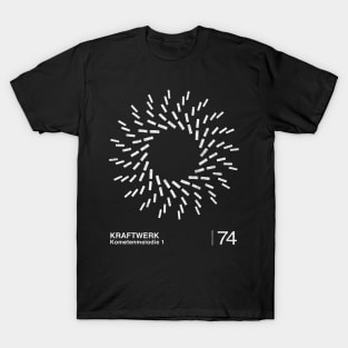 Kraftwerk / Minimalst Graphic Artwork Design T-Shirt